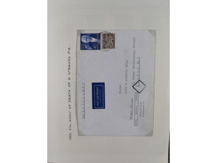 1872/1974, meist gestempelte Sammlungen Deutsches Reich und Berlin mit einigen besseren Werten und Sätzen, dabei einige Brief