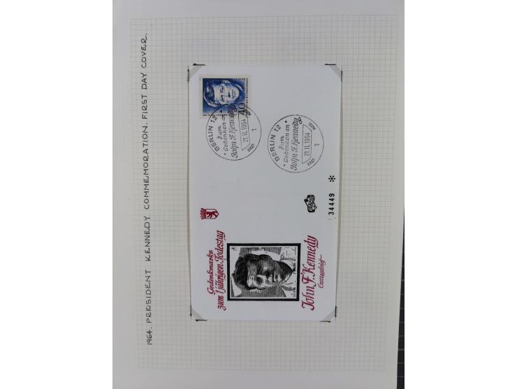 1872/1974, meist gestempelte Sammlungen Deutsches Reich und Berlin mit einigen besseren Werten und Sätzen, dabei einige Brief