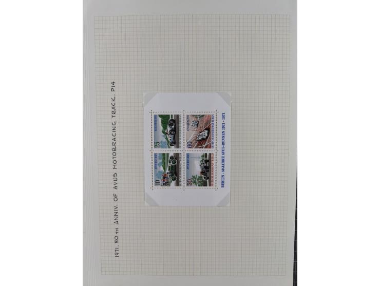 1872/1974, meist gestempelte Sammlungen Deutsches Reich und Berlin mit einigen besseren Werten und Sätzen, dabei einige Brief