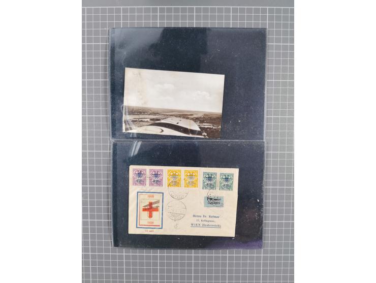 1919/58 (ca.), interesting group with over 80 cards and covers from Latvia and Poland, with a good part airmail, with interes