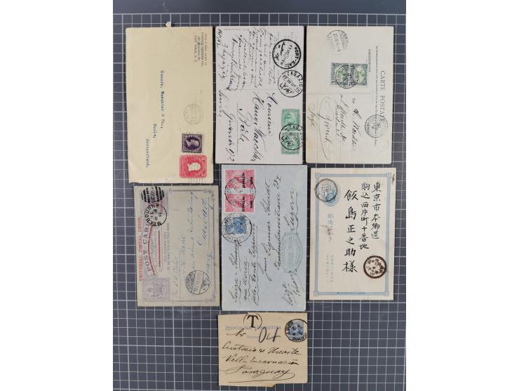 1880/1950 (ca.), eclectic group of over 100 covers and cards, strength before the 1930s, noted Egypt, Sudan, USA with some Co