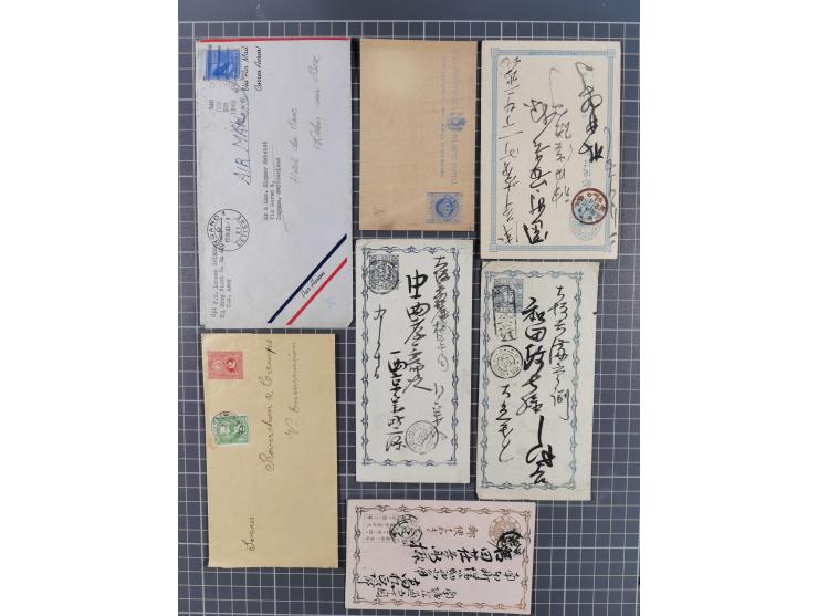 1880/1950 (ca.), eclectic group of over 100 covers and cards, strength before the 1930s, noted Egypt, Sudan, USA with some Co