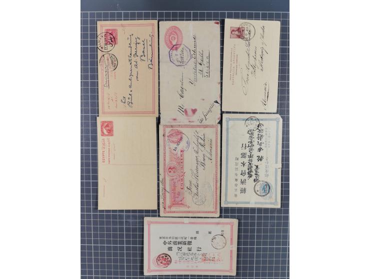 1880/1950 (ca.), eclectic group of over 100 covers and cards, strength before the 1930s, noted Egypt, Sudan, USA with some Co