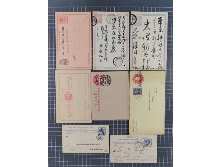1880/1950 (ca.), eclectic group of over 100 covers and cards, strength before the 1930s, noted Egypt, Sudan, USA with some Co