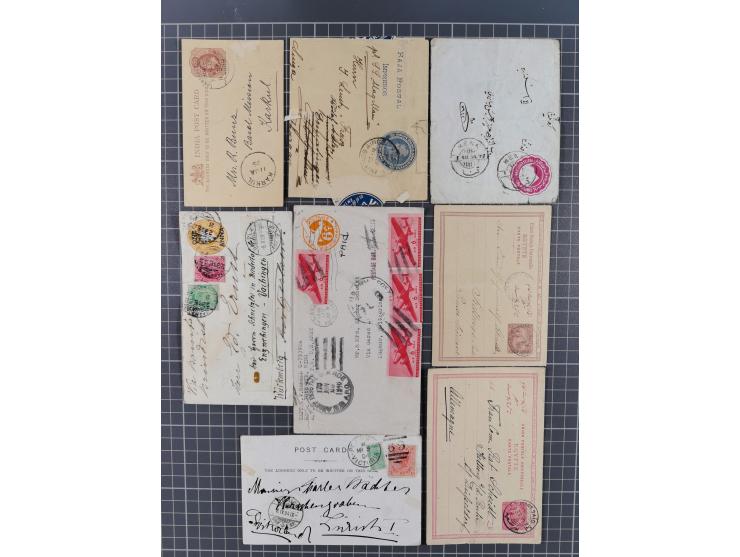1880/1950 (ca.), eclectic group of over 100 covers and cards, strength before the 1930s, noted Egypt, Sudan, USA with some Co