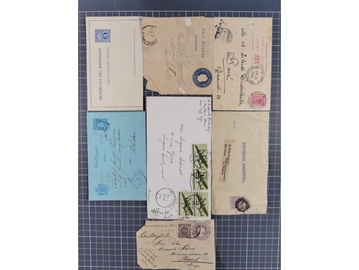 1880/1950 (ca.), eclectic group of over 100 covers and cards, strength before the 1930s, noted Egypt, Sudan, USA with some Co