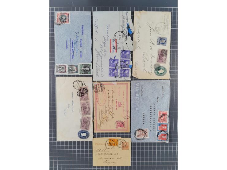 1880/1950 (ca.), eclectic group of over 100 covers and cards, strength before the 1930s, noted Egypt, Sudan, USA with some Co