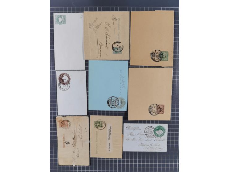 1880/1950 (ca.), eclectic group of over 100 covers and cards, strength before the 1930s, noted Egypt, Sudan, USA with some Co