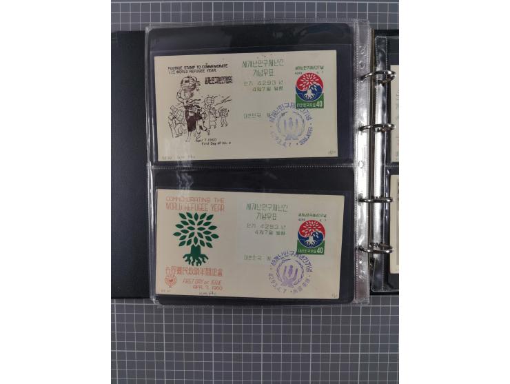 1880/2000 (ca.), interesting accumulation of a few hundreds covers and cards, including postal stationeries, noted Japan, Ind