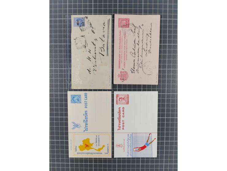1880/2000 (ca.), interesting accumulation of a few hundreds covers and cards, including postal stationeries, noted Japan, Ind
