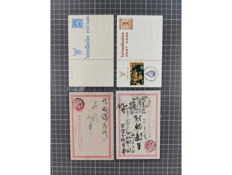 1880/2000 (ca.), interesting accumulation of a few hundreds covers and cards, including postal stationeries, noted Japan, Ind