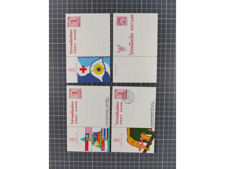 1880/2000 (ca.), interesting accumulation of a few hundreds covers and cards, including postal stationeries, noted Japan, Ind