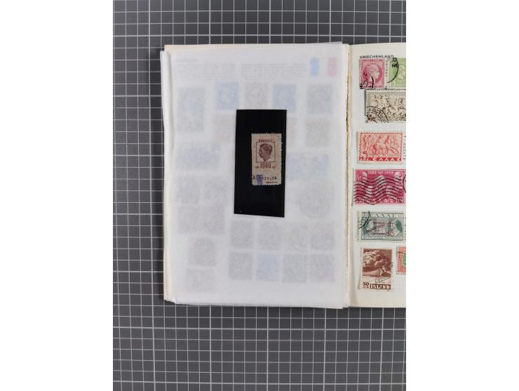 1852/1955, old ‘Esso’ collector's album with stamps from old German states, with many stamps before 1920 from overseas incl. 