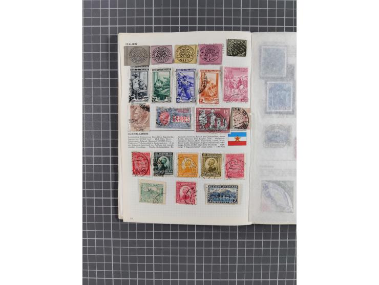 1852/1955, old ‘Esso’ collector's album with stamps from old German states, with many stamps before 1920 from overseas incl. 