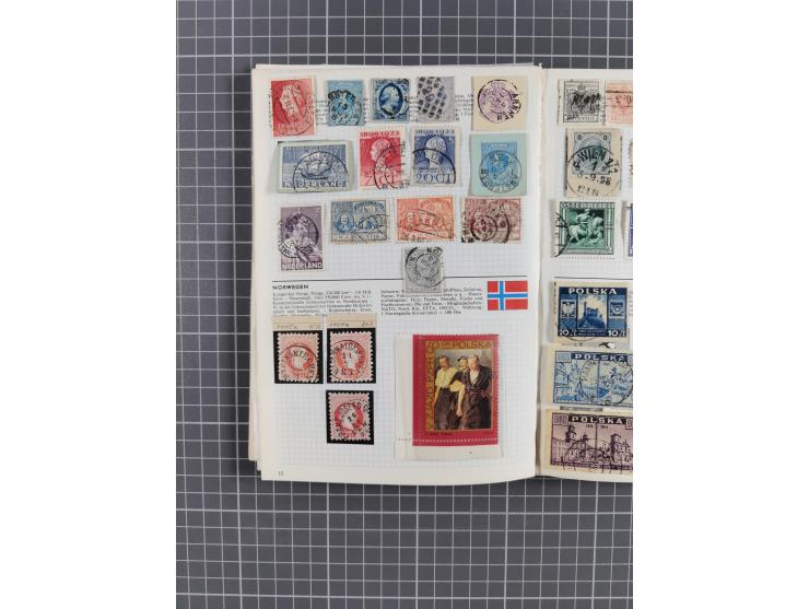 1852/1955, old ‘Esso’ collector's album with stamps from old German states, with many stamps before 1920 from overseas incl. 