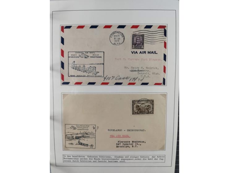 HUNDE: 1894/1992 (ca.), interessante Ausstellungssammlung “Schlittenhunde im Einsatz”, mit vielen Marken, FDCs, Schmuckbriefe