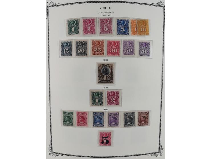 1853/2008, mainly unused / mint never hinged collection, from 1867 except of very few stamp in the main numbers virtually com