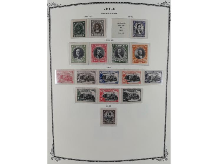 1853/2008, mainly unused / mint never hinged collection, from 1867 except of very few stamp in the main numbers virtually com