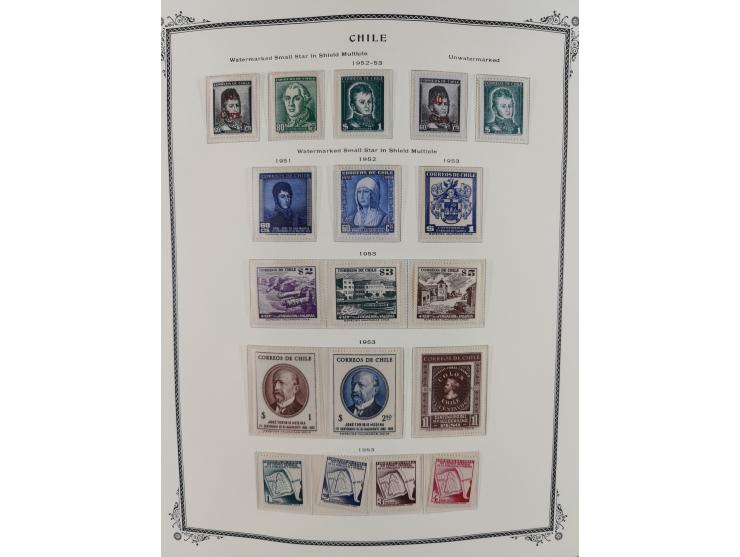 1853/2008, mainly unused / mint never hinged collection, from 1867 except of very few stamp in the main numbers virtually com