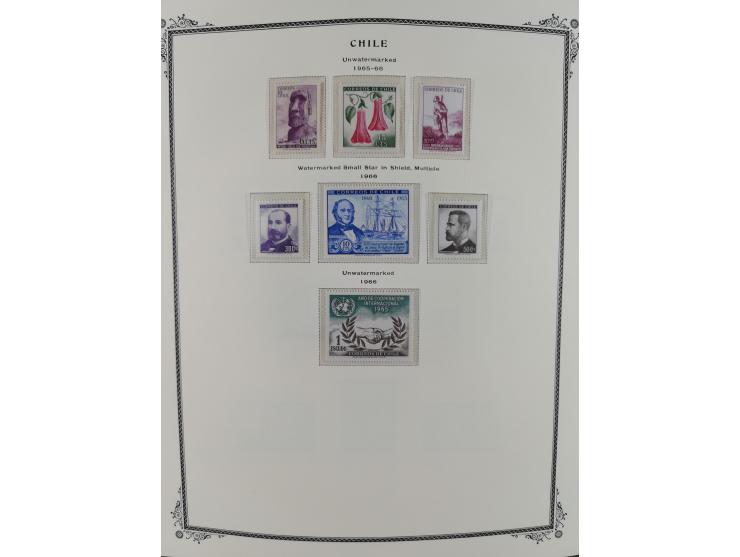 1853/2008, mainly unused / mint never hinged collection, from 1867 except of very few stamp in the main numbers virtually com