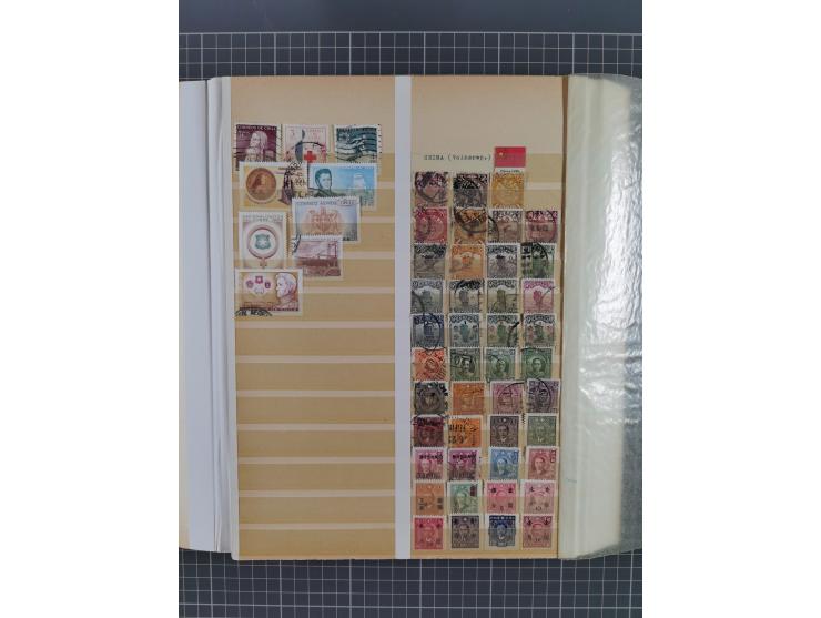 1853/1970 (ca.), mint never hinged/unused and used accumulation, with Egypt, Asia with Japan, China including People´s Republ