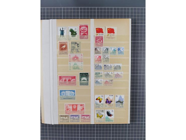 1853/1970 (ca.), mint never hinged/unused and used accumulation, with Egypt, Asia with Japan, China including People´s Republ