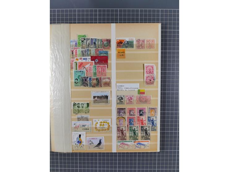 1853/1970 (ca.), mint never hinged/unused and used accumulation, with Egypt, Asia with Japan, China including People´s Republ