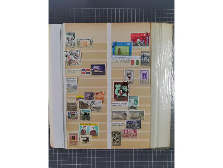 1853/1970 (ca.), mint never hinged/unused and used accumulation, with Egypt, Asia with Japan, China including People´s Republ