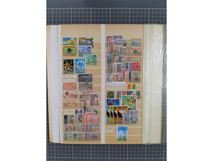 1853/1970 (ca.), mint never hinged/unused and used accumulation, with Egypt, Asia with Japan, China including People´s Republ