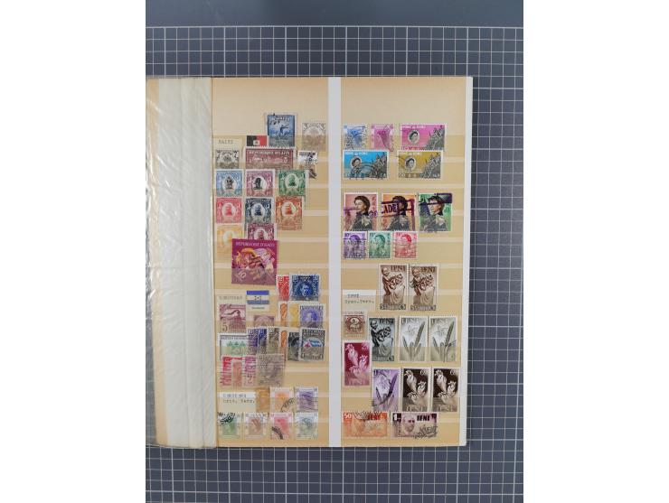 1853/1970 (ca.), mint never hinged/unused and used accumulation, with Egypt, Asia with Japan, China including People´s Republ