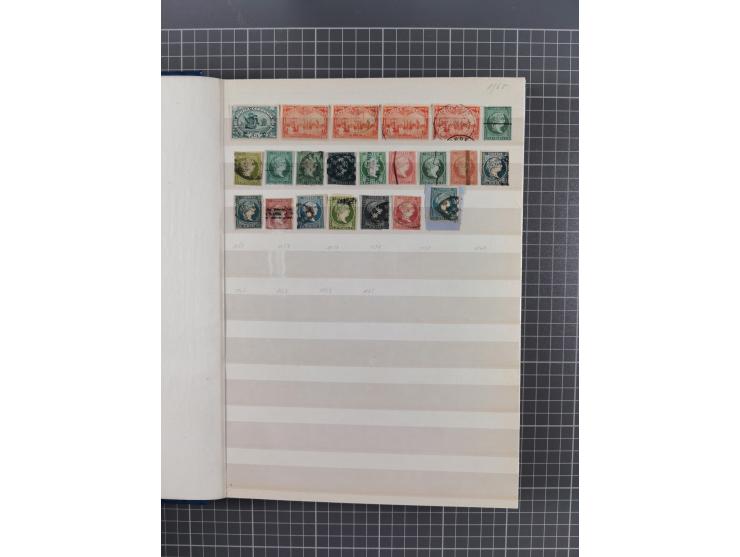 1853/1970 (ca.), mint never hinged/unused and used accumulation, with Egypt, Asia with Japan, China including People´s Republ