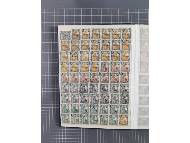 1853/1970 (ca.), mint never hinged/unused and used accumulation, with Egypt, Asia with Japan, China including People´s Republ