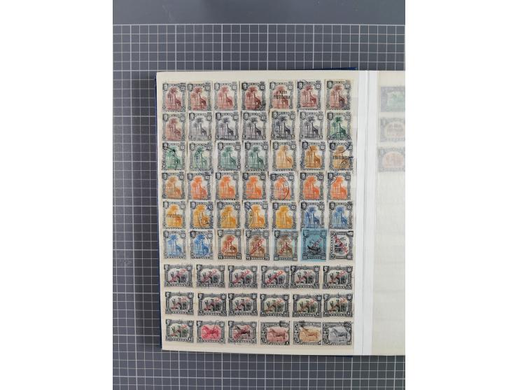 1853/1970 (ca.), mint never hinged/unused and used accumulation, with Egypt, Asia with Japan, China including People´s Republ