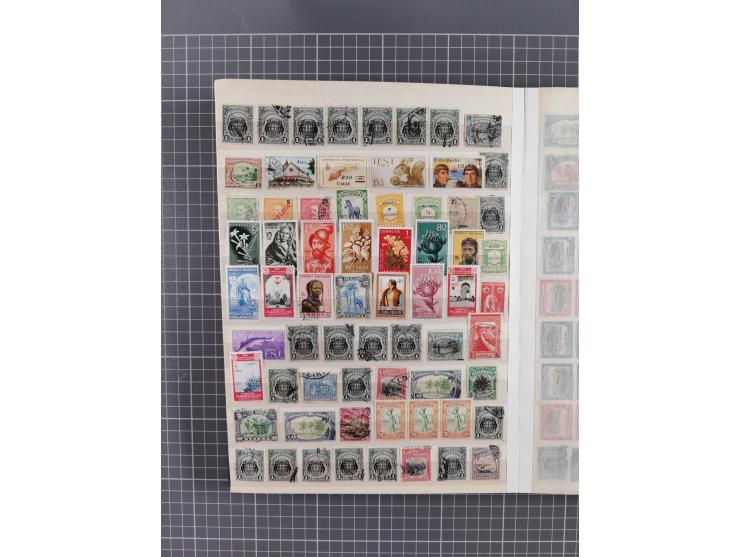 1853/1970 (ca.), mint never hinged/unused and used accumulation, with Egypt, Asia with Japan, China including People´s Republ