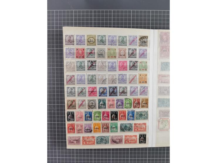 1853/1970 (ca.), mint never hinged/unused and used accumulation, with Egypt, Asia with Japan, China including People´s Republ