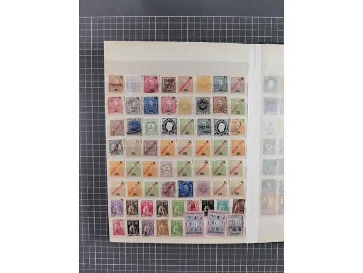 1853/1970 (ca.), mint never hinged/unused and used accumulation, with Egypt, Asia with Japan, China including People´s Republ