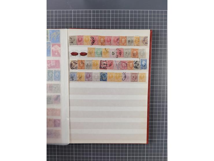 1853/1970 (ca.), mint never hinged/unused and used accumulation, with Egypt, Asia with Japan, China including People´s Republ