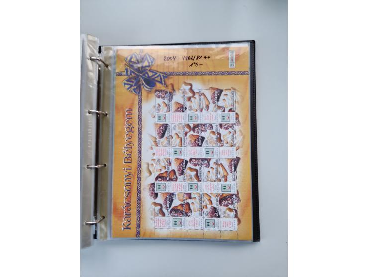 1918/88, nine albums with complete sheets and parts of sheets, unmounted mint and used with complete sets, motifs, postage du