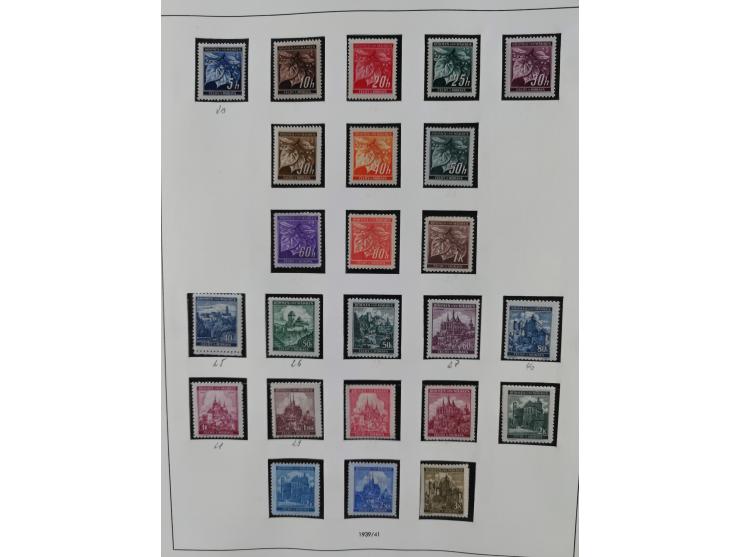 Albanien bis Serbien, vorwiegend postfrische Sammlung, dabei Laibach, Mazedonien und Serbien augenscheinlich komplett, außerd