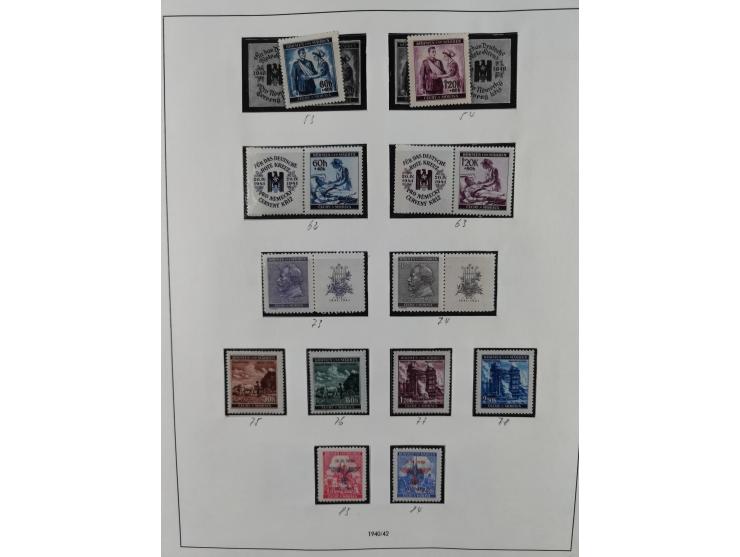 Albanien bis Serbien, vorwiegend postfrische Sammlung, dabei Laibach, Mazedonien und Serbien augenscheinlich komplett, außerd