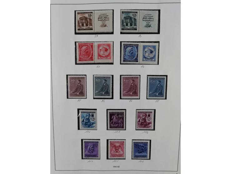 Albanien bis Serbien, vorwiegend postfrische Sammlung, dabei Laibach, Mazedonien und Serbien augenscheinlich komplett, außerd