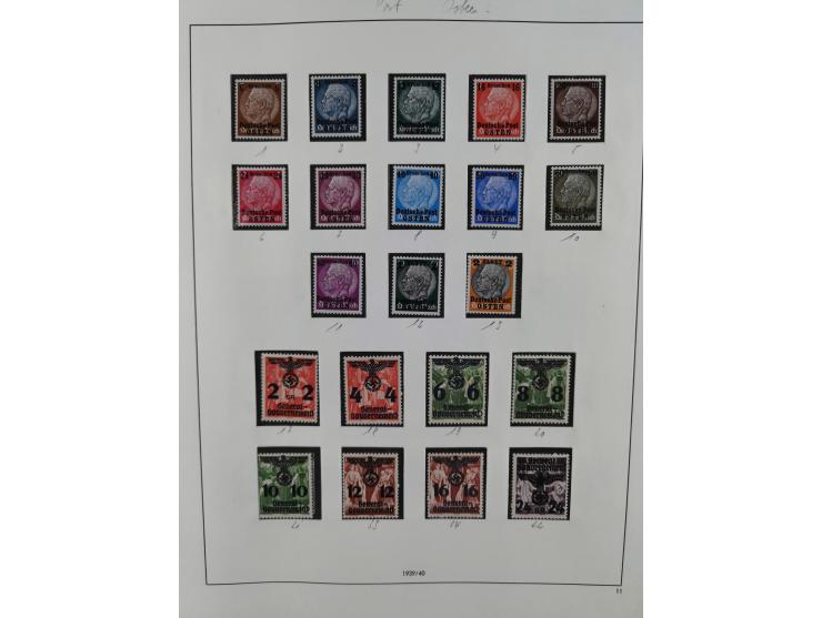 Albanien bis Serbien, vorwiegend postfrische Sammlung, dabei Laibach, Mazedonien und Serbien augenscheinlich komplett, außerd