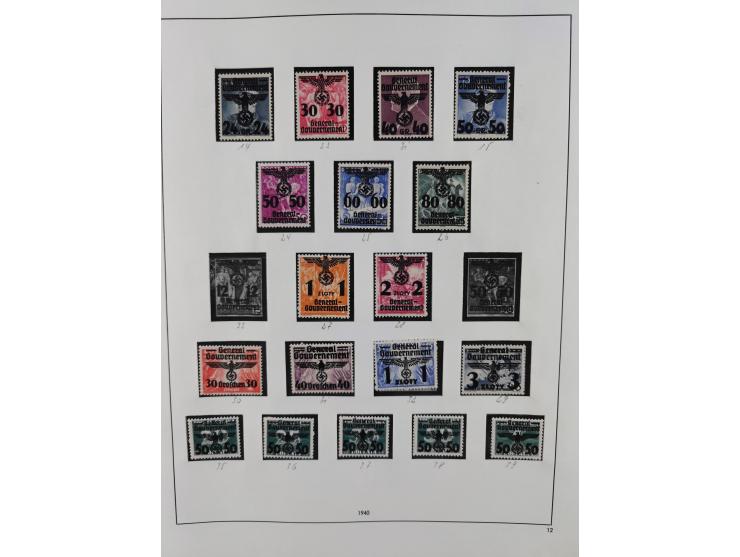 Albanien bis Serbien, vorwiegend postfrische Sammlung, dabei Laibach, Mazedonien und Serbien augenscheinlich komplett, außerd