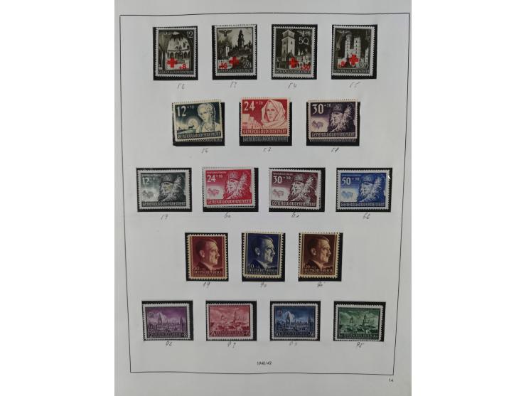 Albanien bis Serbien, vorwiegend postfrische Sammlung, dabei Laibach, Mazedonien und Serbien augenscheinlich komplett, außerd