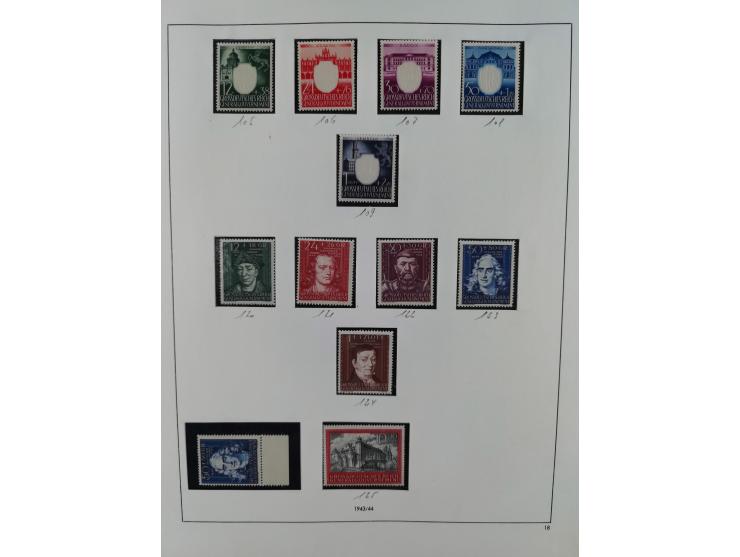 Albanien bis Serbien, vorwiegend postfrische Sammlung, dabei Laibach, Mazedonien und Serbien augenscheinlich komplett, außerd