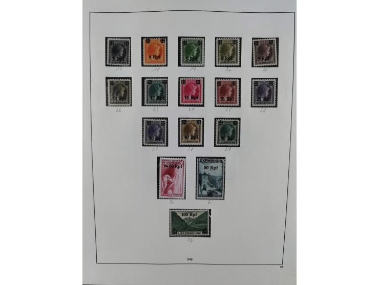 Albanien bis Serbien, vorwiegend postfrische Sammlung, dabei Laibach, Mazedonien und Serbien augenscheinlich komplett, außerd