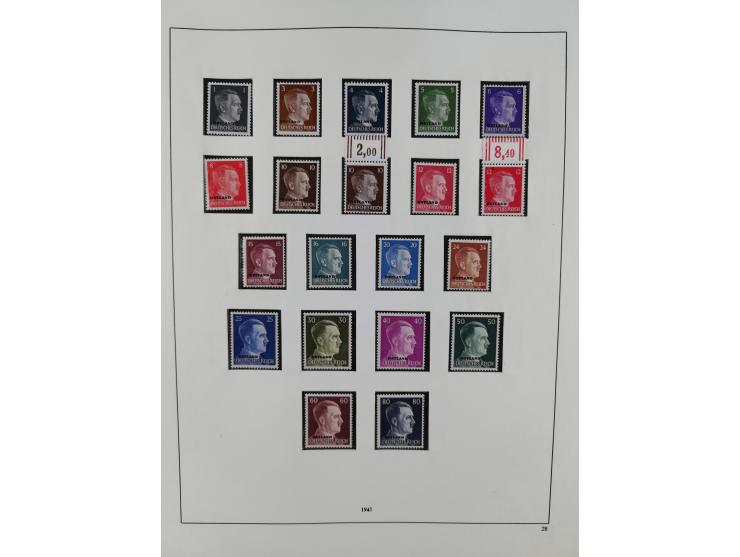 Albanien bis Serbien, vorwiegend postfrische Sammlung, dabei Laibach, Mazedonien und Serbien augenscheinlich komplett, außerd