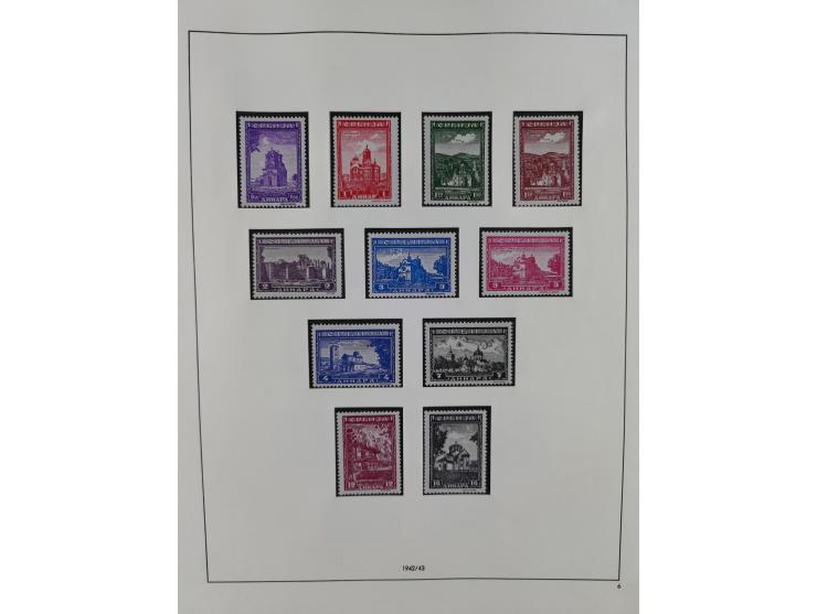 Albanien bis Serbien, vorwiegend postfrische Sammlung, dabei Laibach, Mazedonien und Serbien augenscheinlich komplett, außerd