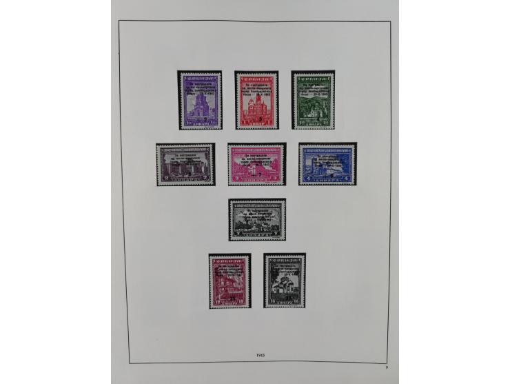 Albanien bis Serbien, vorwiegend postfrische Sammlung, dabei Laibach, Mazedonien und Serbien augenscheinlich komplett, außerd