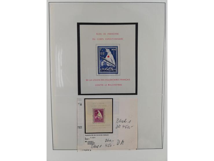 Albanien bis Serbien, vorwiegend postfrische Sammlung, dabei Laibach, Mazedonien und Serbien augenscheinlich komplett, außerd